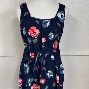 Motherhood Navy Floral Blouse